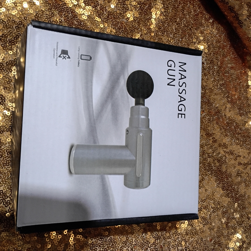 Percussion Massage Gun - Silver
